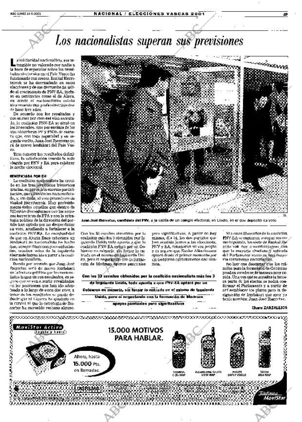 ABC MADRID 14-05-2001 página 29