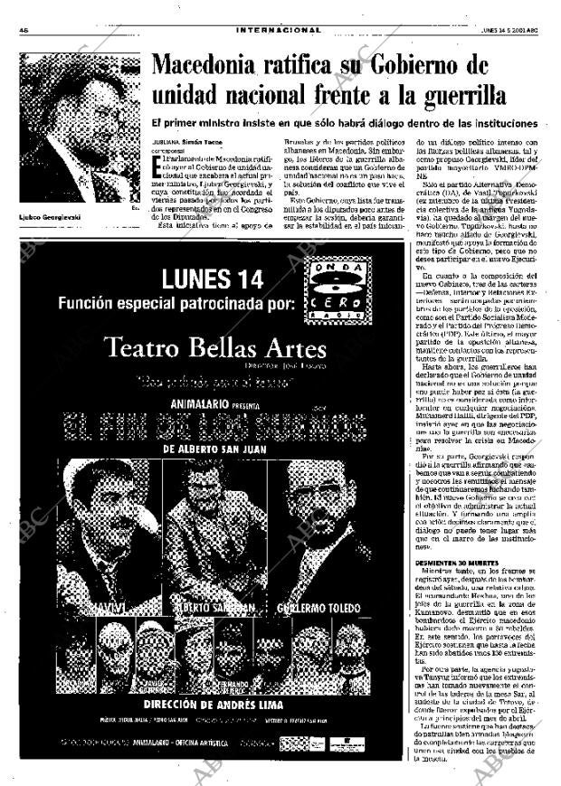ABC MADRID 14-05-2001 página 46