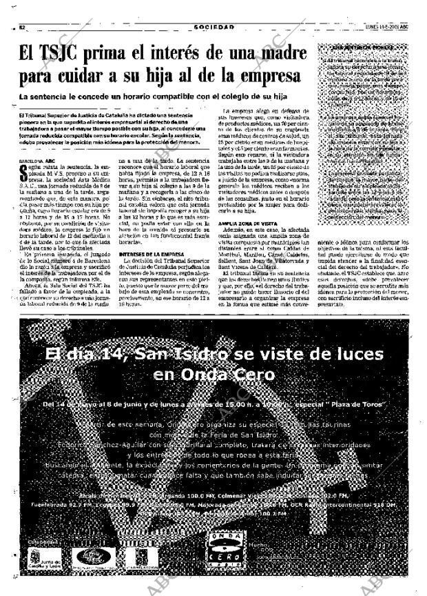ABC MADRID 14-05-2001 página 52