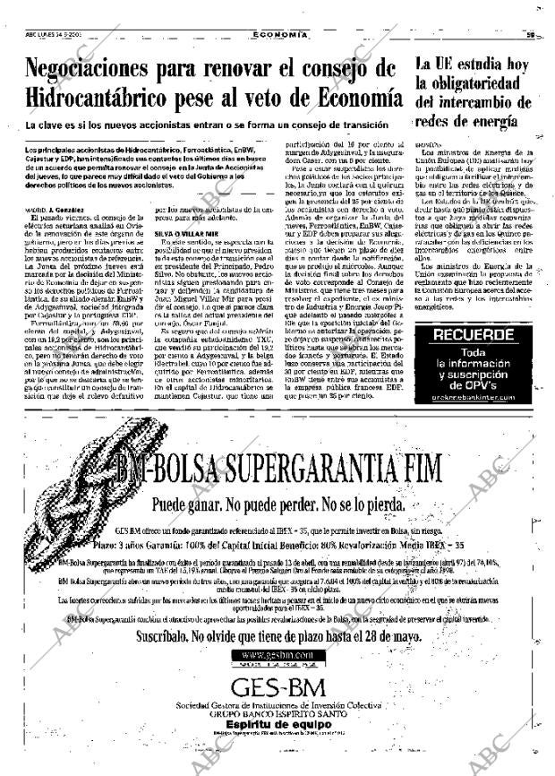 ABC MADRID 14-05-2001 página 59