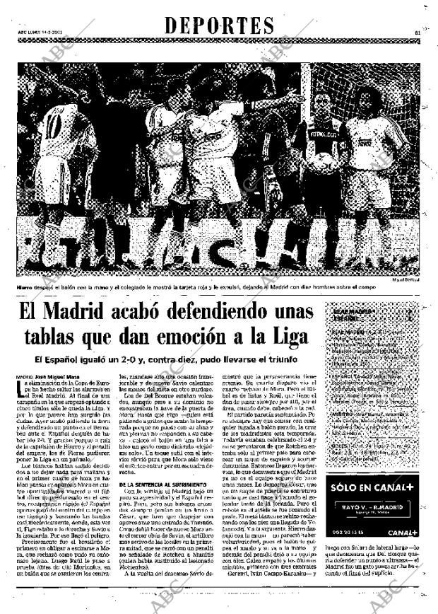 ABC MADRID 14-05-2001 página 61