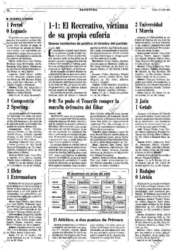 ABC MADRID 14-05-2001 página 70