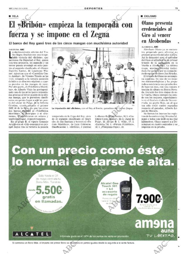 ABC MADRID 14-05-2001 página 73
