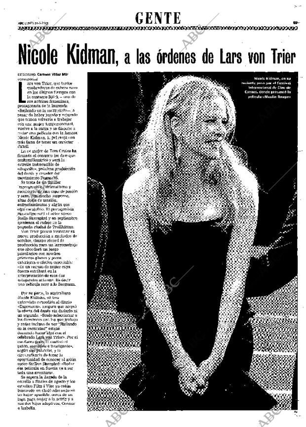 ABC MADRID 14-05-2001 página 89