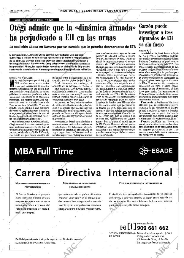 ABC SEVILLA 15-05-2001 página 21
