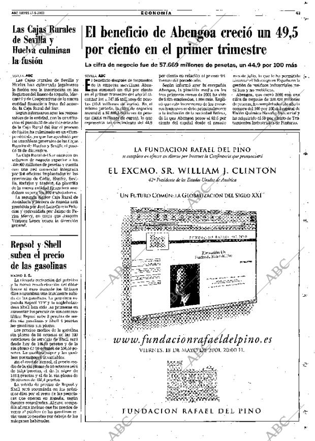 ABC SEVILLA 17-05-2001 página 63