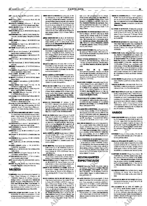 ABC MADRID 19-05-2001 página 107