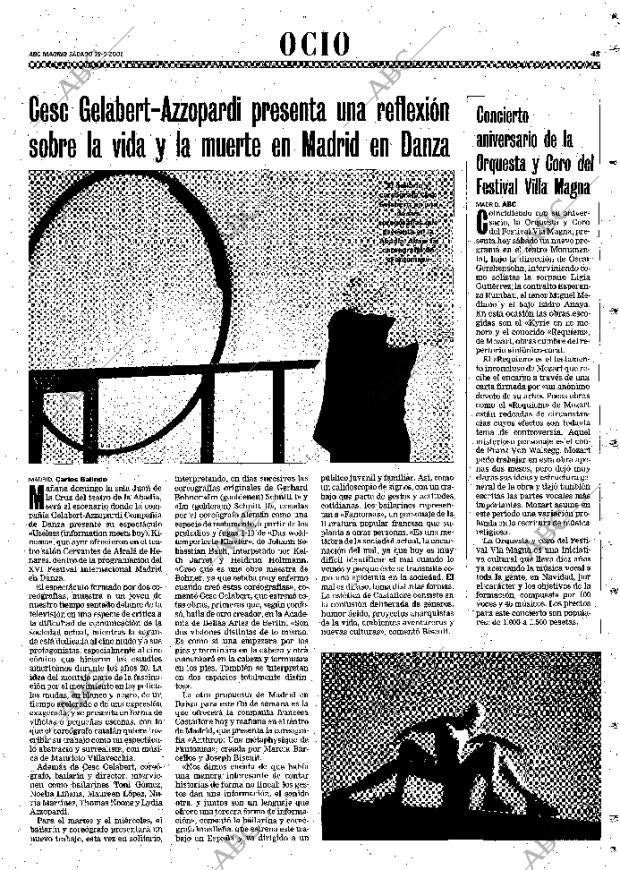 ABC MADRID 19-05-2001 página 129