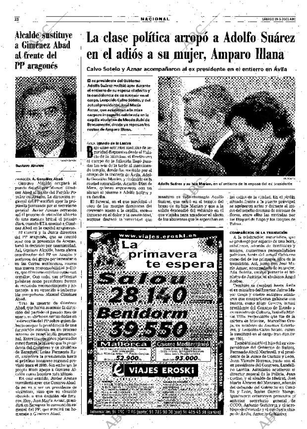 ABC MADRID 19-05-2001 página 22