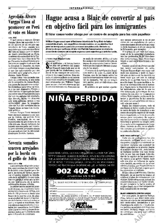 ABC MADRID 19-05-2001 página 32