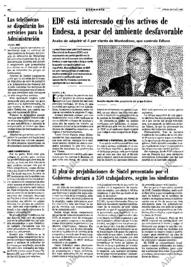 ABC MADRID 19-05-2001 página 44