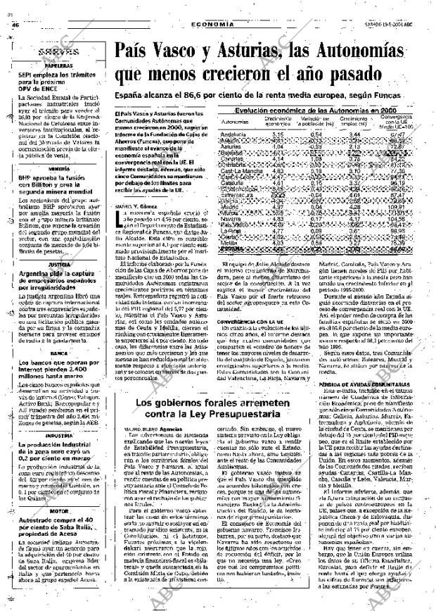 ABC MADRID 19-05-2001 página 46