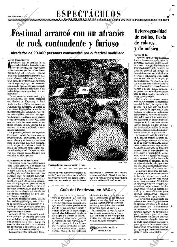 ABC MADRID 19-05-2001 página 69