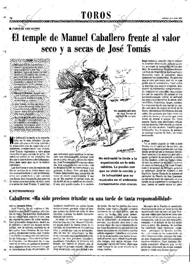 ABC MADRID 19-05-2001 página 72