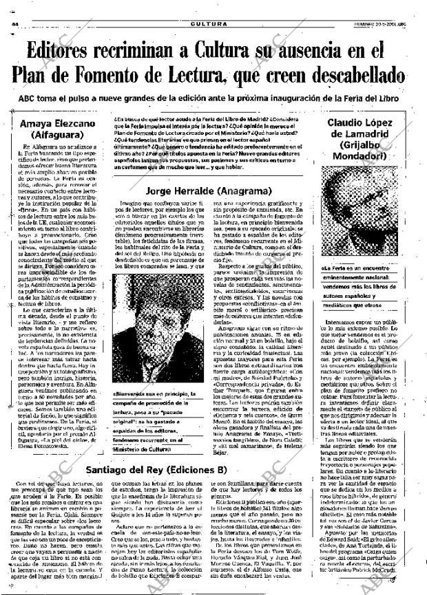 ABC MADRID 20-05-2001 página 44