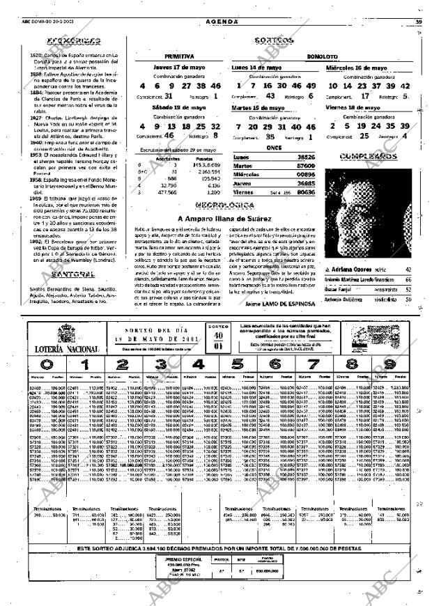 ABC MADRID 20-05-2001 página 59