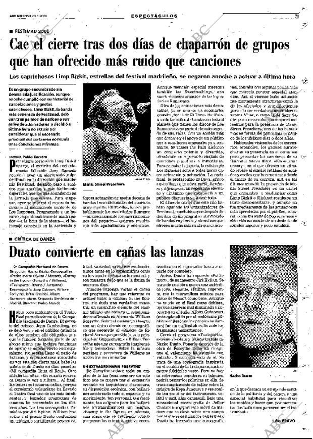 ABC MADRID 20-05-2001 página 71