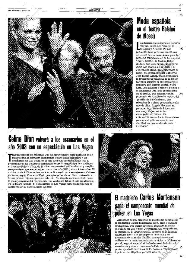 ABC MADRID 20-05-2001 página 75