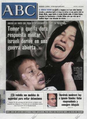 ABC MADRID 21-05-2001 página 1