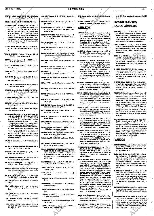 ABC MADRID 21-05-2001 página 113