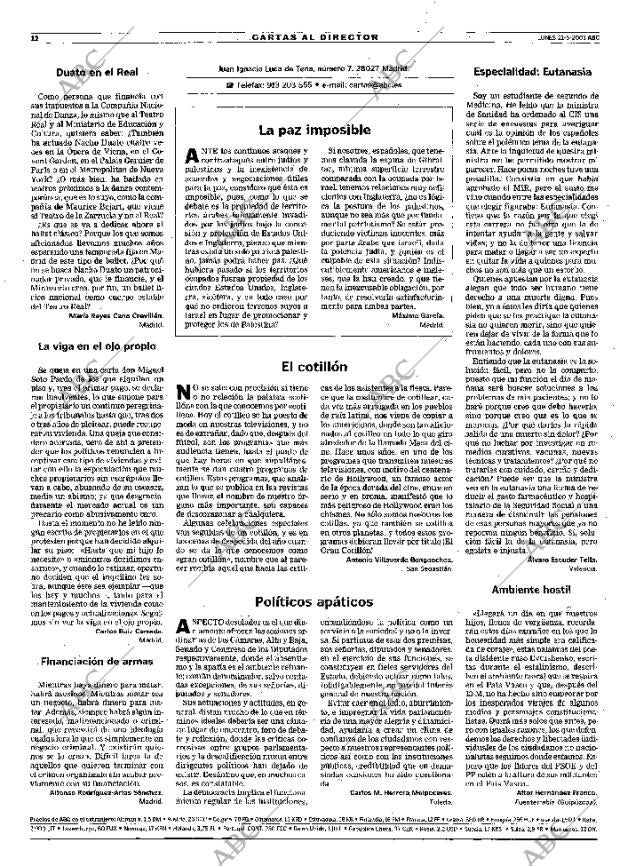ABC MADRID 21-05-2001 página 12