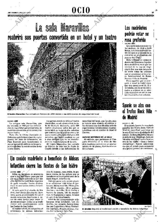 ABC MADRID 21-05-2001 página 129