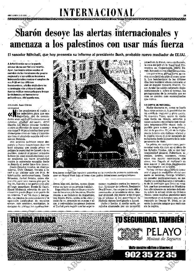 ABC MADRID 21-05-2001 página 25