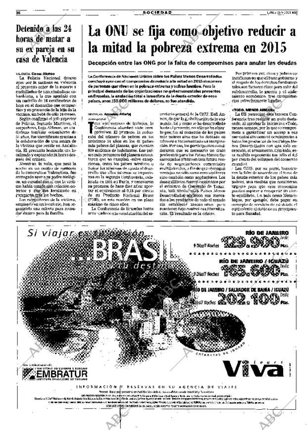 ABC MADRID 21-05-2001 página 36