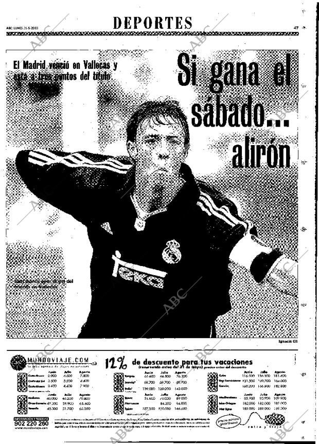 ABC MADRID 21-05-2001 página 47