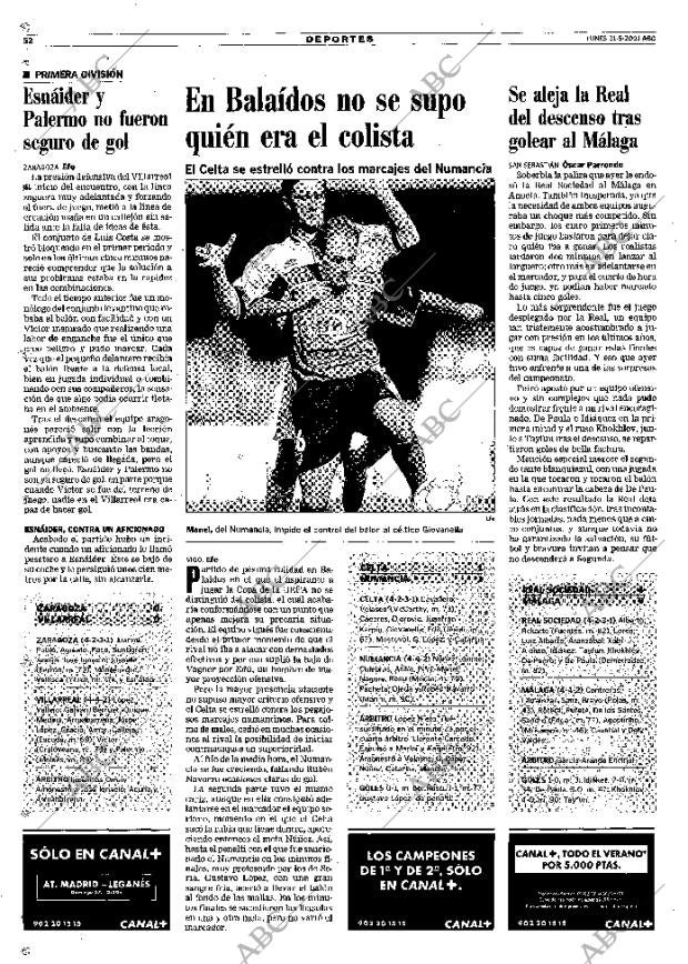 ABC MADRID 21-05-2001 página 52