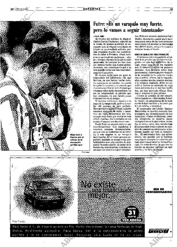 ABC MADRID 21-05-2001 página 63