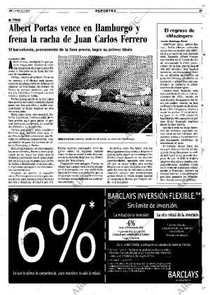 ABC MADRID 21-05-2001 página 67
