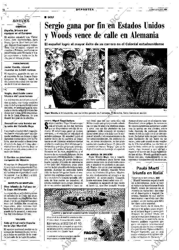 ABC MADRID 21-05-2001 página 72
