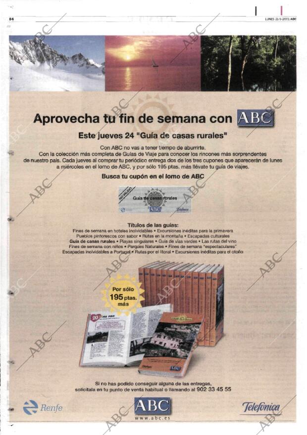 ABC MADRID 21-05-2001 página 84