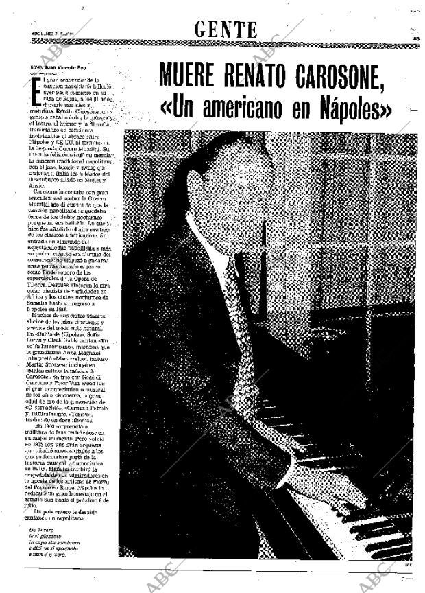 ABC MADRID 21-05-2001 página 85