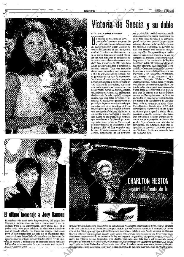 ABC MADRID 21-05-2001 página 86