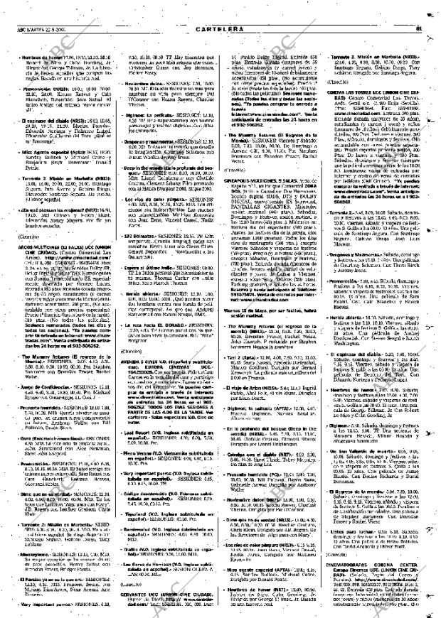 ABC SEVILLA 22-05-2001 página 81