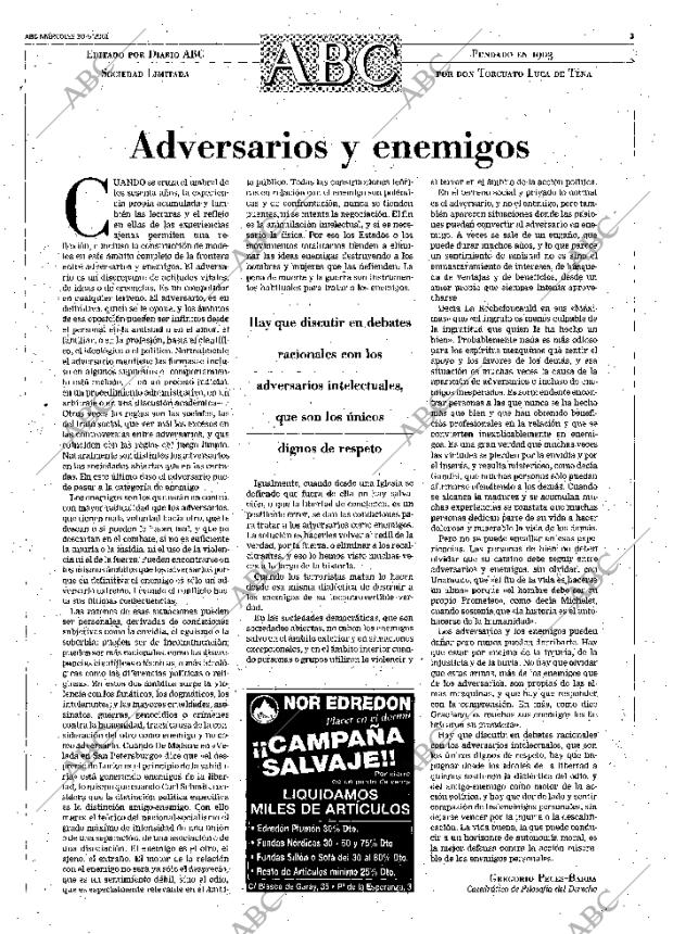 ABC MADRID 30-05-2001 página 3