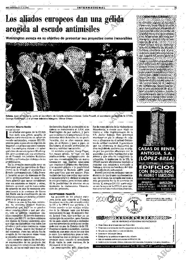ABC MADRID 30-05-2001 página 31
