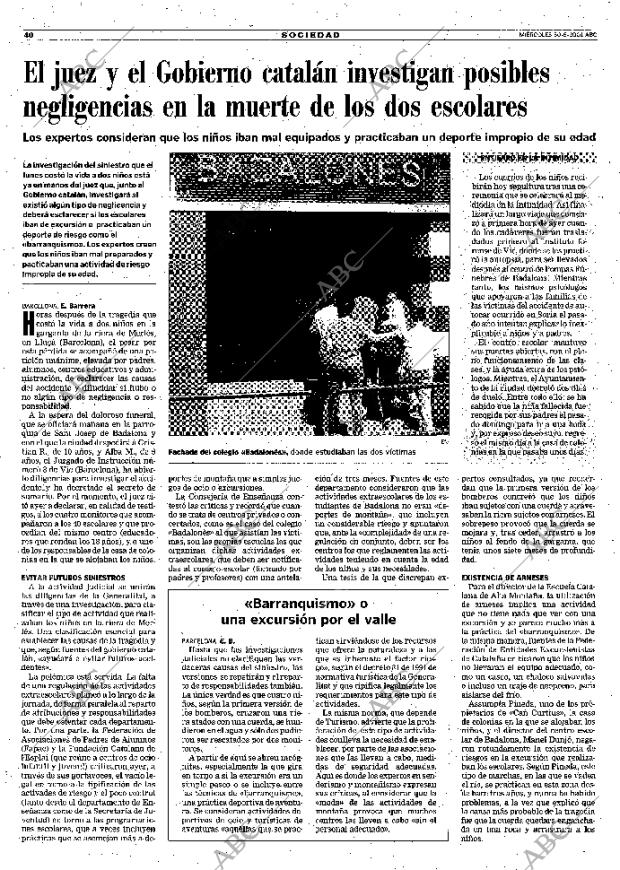 ABC MADRID 30-05-2001 página 40