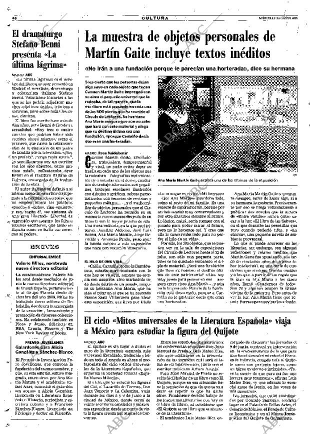 ABC MADRID 30-05-2001 página 46