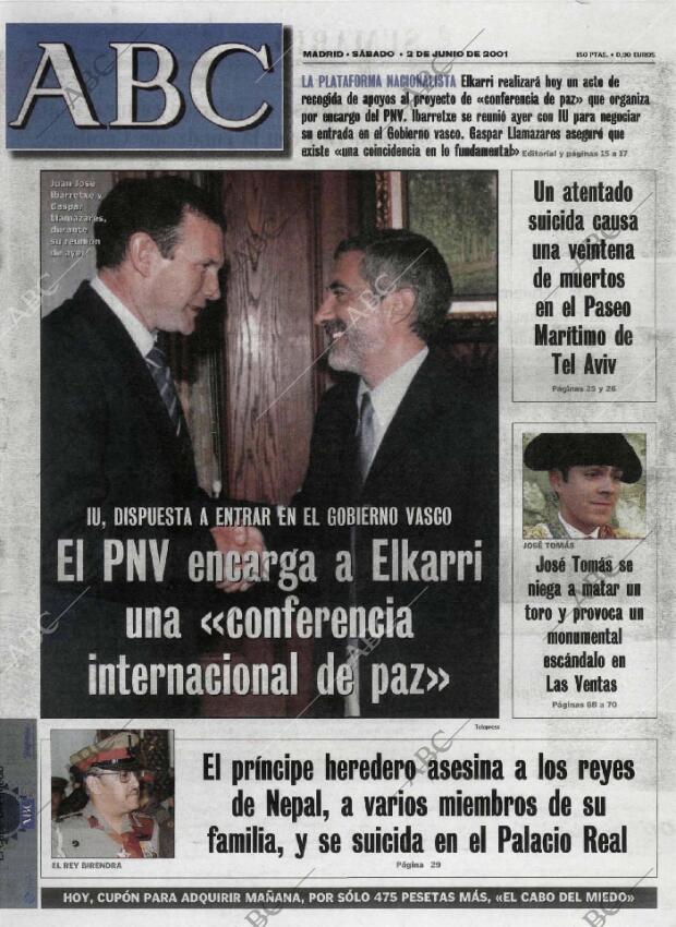 ABC MADRID 02-06-2001 página 1