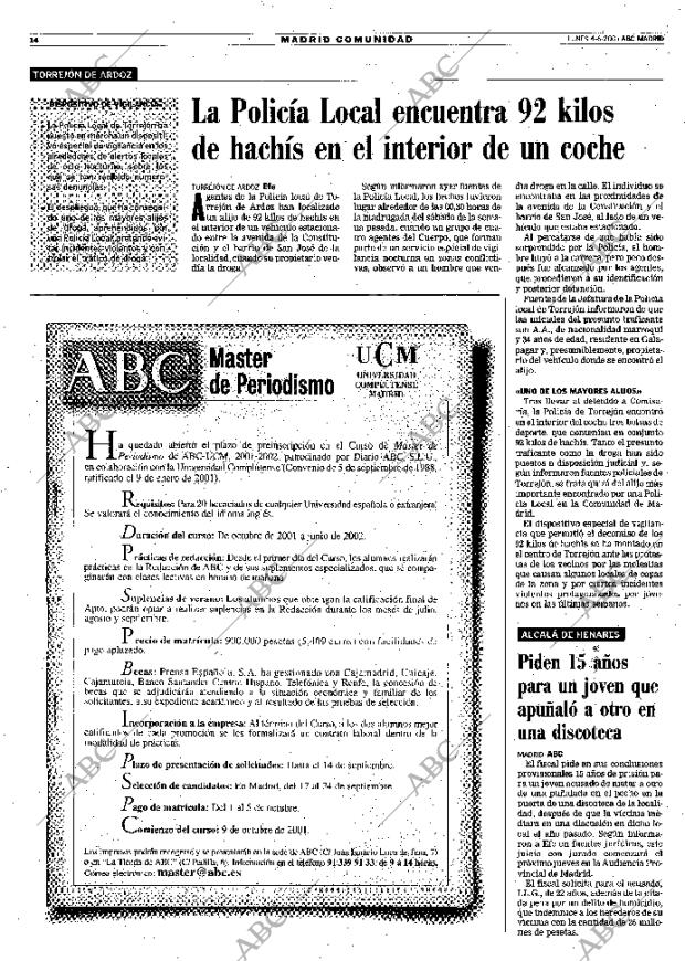 ABC MADRID 04-06-2001 página 106