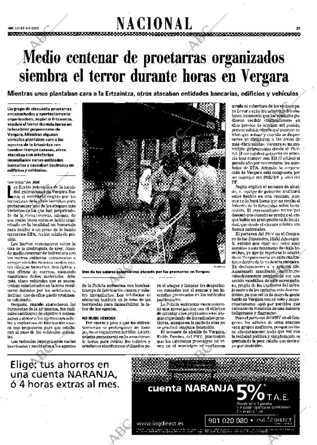 ABC MADRID 04-06-2001 página 17