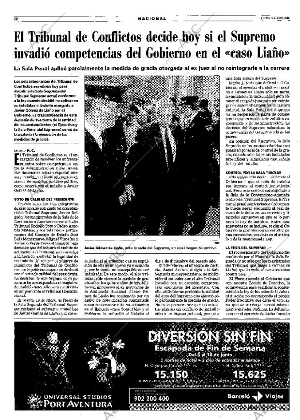 ABC MADRID 04-06-2001 página 22