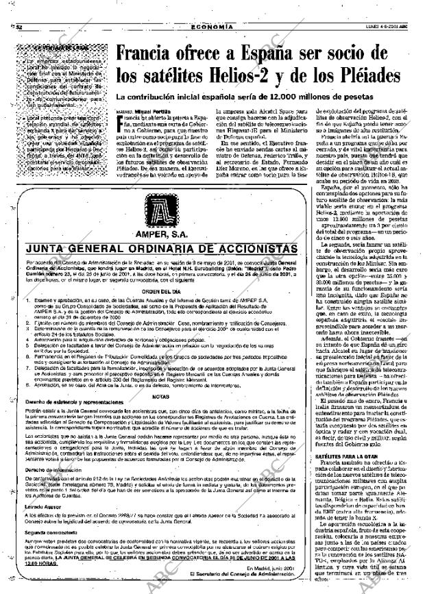 ABC MADRID 04-06-2001 página 52