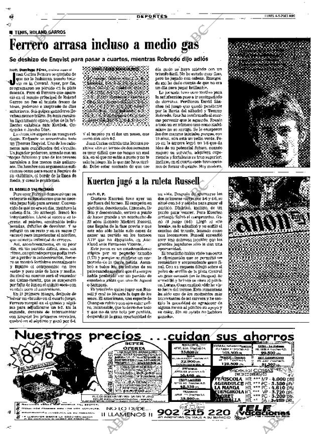 ABC MADRID 04-06-2001 página 62