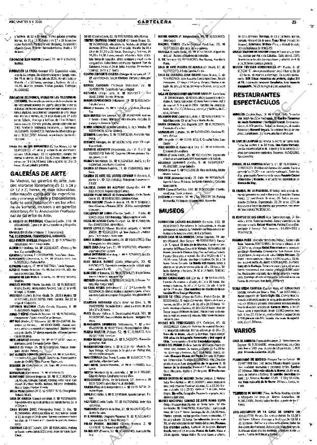 ABC MADRID 05-06-2001 página 111