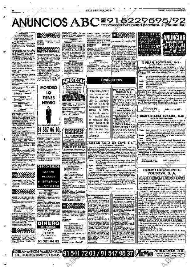 ABC MADRID 05-06-2001 página 122
