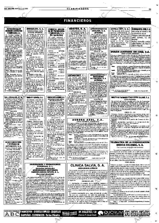 ABC MADRID 05-06-2001 página 123